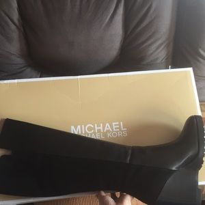 women's Michael Kors Ciara wedge knee high boots